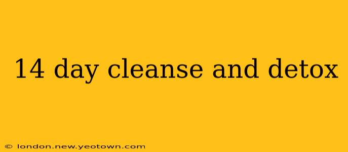 14 day cleanse and detox