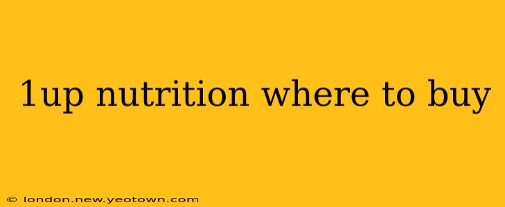 1up nutrition where to buy