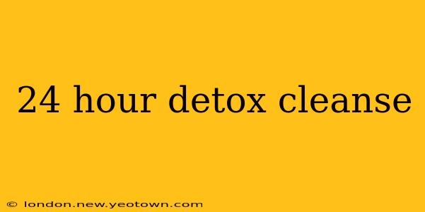 24 hour detox cleanse