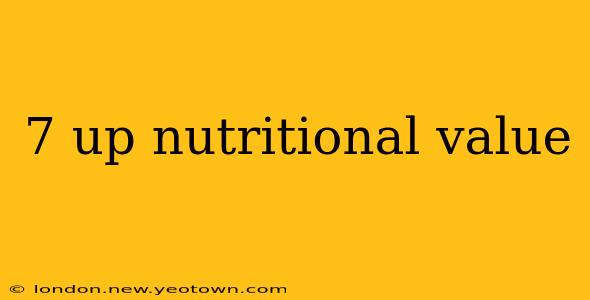 7 up nutritional value