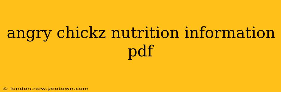 angry chickz nutrition information pdf