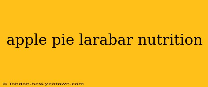 apple pie larabar nutrition
