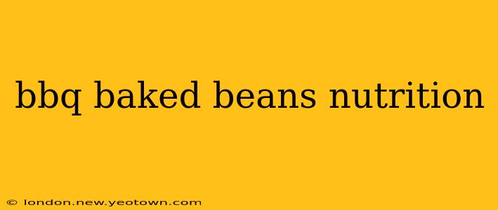 bbq baked beans nutrition