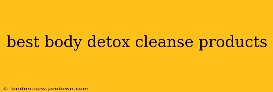 best body detox cleanse products