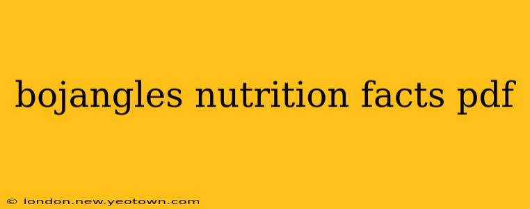 bojangles nutrition facts pdf
