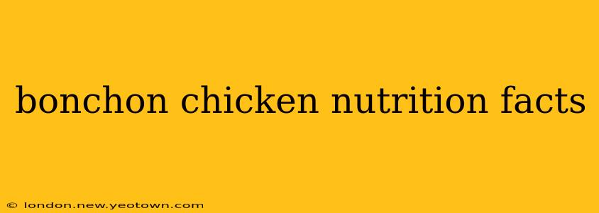 bonchon chicken nutrition facts