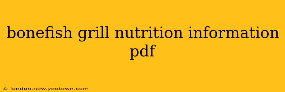 bonefish grill nutrition information pdf
