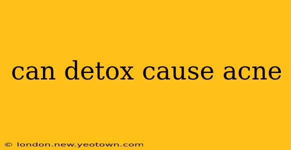 can detox cause acne