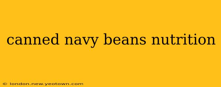 canned navy beans nutrition