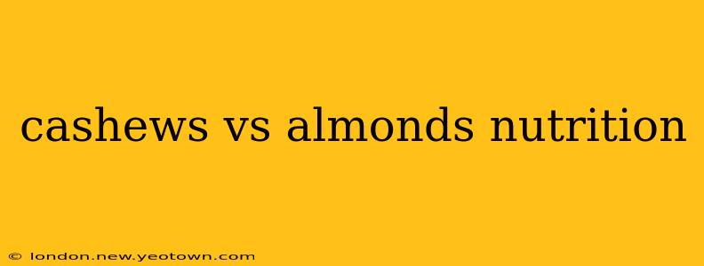 cashews vs almonds nutrition