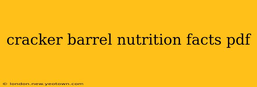 cracker barrel nutrition facts pdf