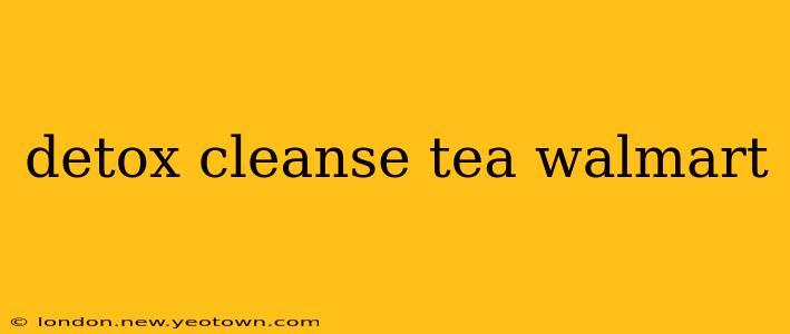detox cleanse tea walmart