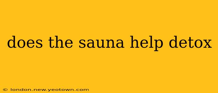 does the sauna help detox