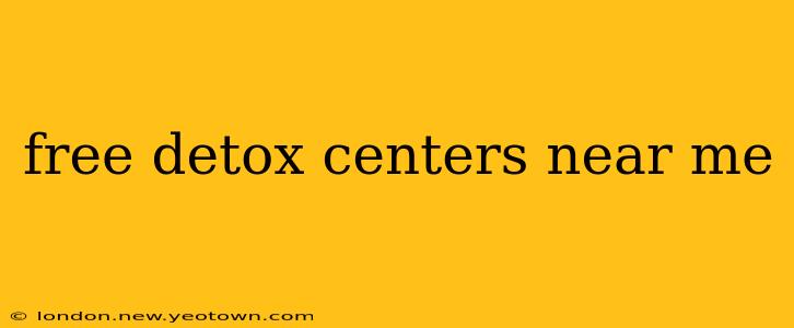 free detox centers near me