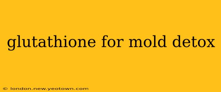 glutathione for mold detox