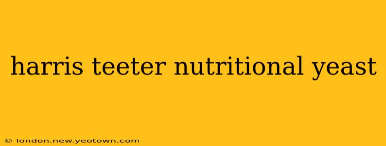 harris teeter nutritional yeast
