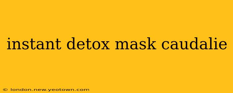 instant detox mask caudalie