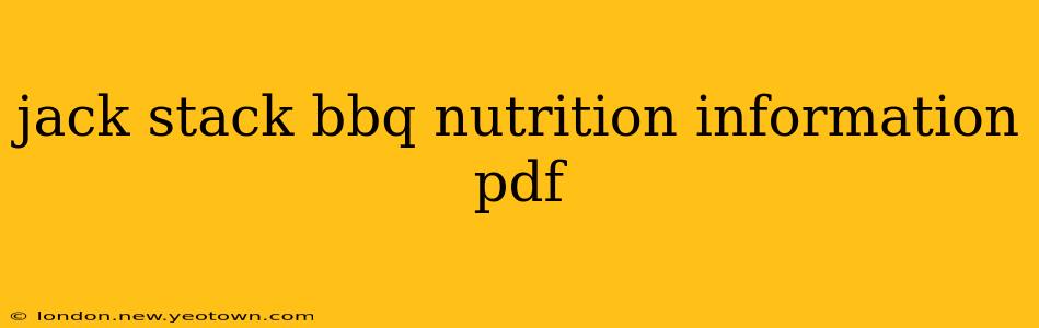 jack stack bbq nutrition information pdf