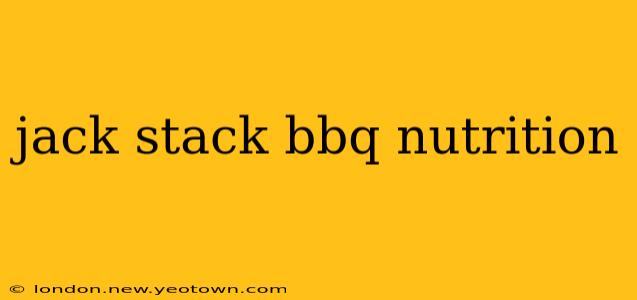 jack stack bbq nutrition