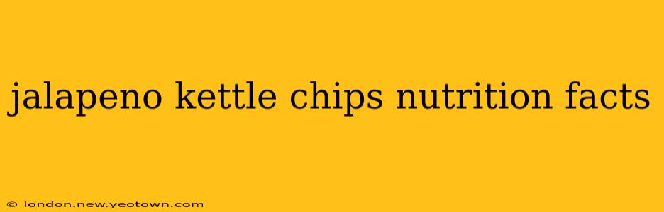 jalapeno kettle chips nutrition facts