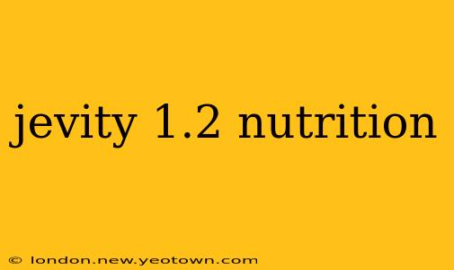jevity 1.2 nutrition