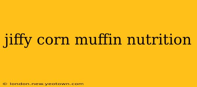 jiffy corn muffin nutrition
