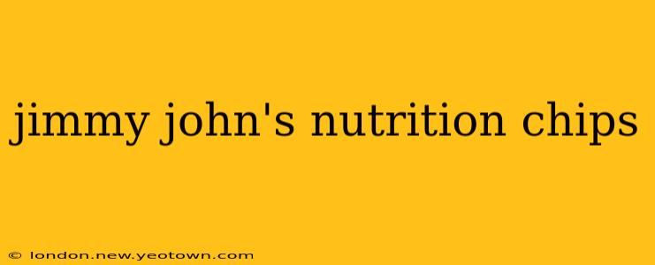 jimmy john's nutrition chips