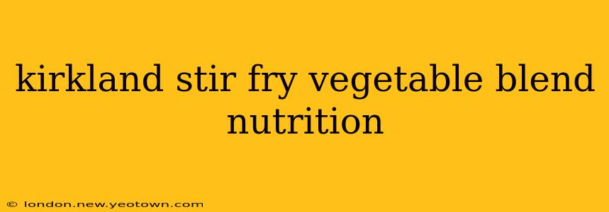 kirkland stir fry vegetable blend nutrition