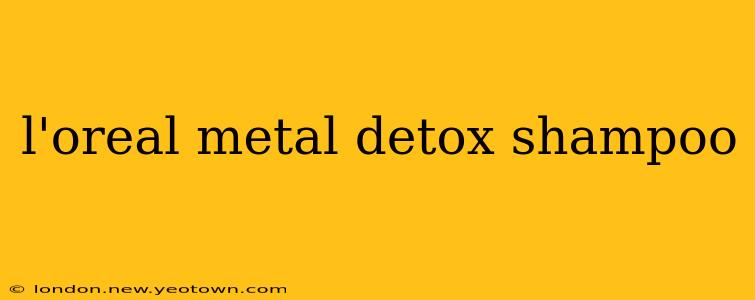 l'oreal metal detox shampoo