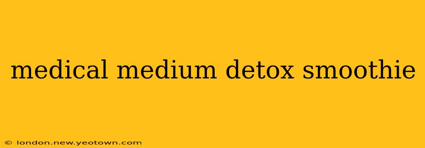 medical medium detox smoothie
