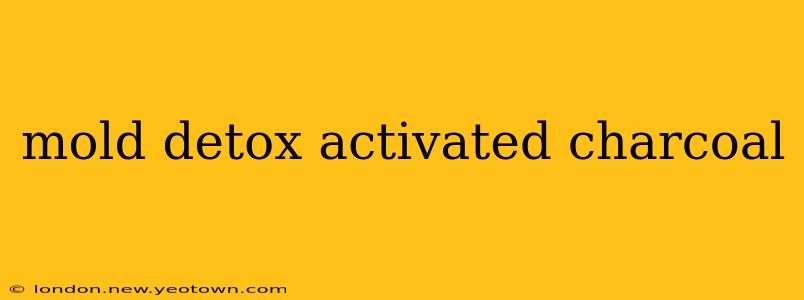 mold detox activated charcoal