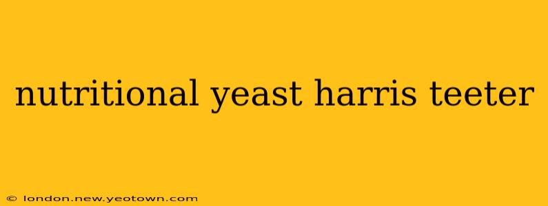 nutritional yeast harris teeter