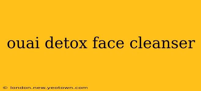 ouai detox face cleanser