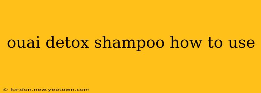 ouai detox shampoo how to use