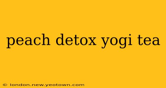 peach detox yogi tea