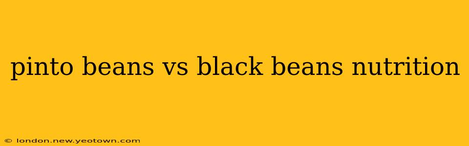 pinto beans vs black beans nutrition