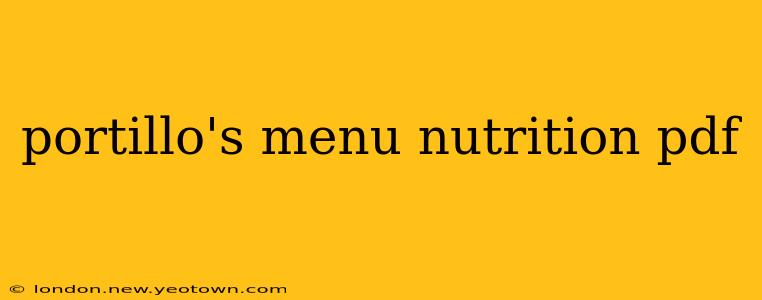 portillo's menu nutrition pdf