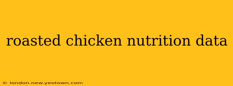 roasted chicken nutrition data
