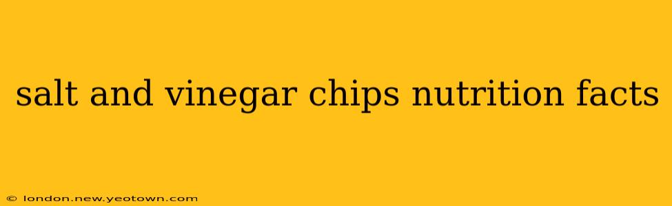 salt and vinegar chips nutrition facts