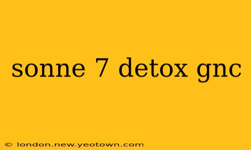 sonne 7 detox gnc