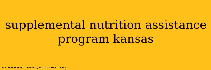 supplemental nutrition assistance program kansas