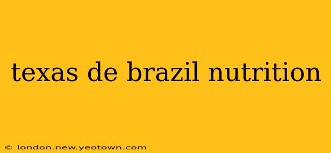 texas de brazil nutrition