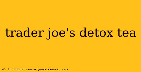 trader joe's detox tea