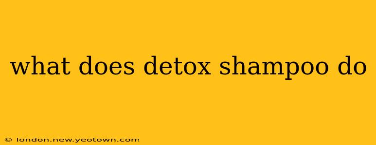 what does detox shampoo do
