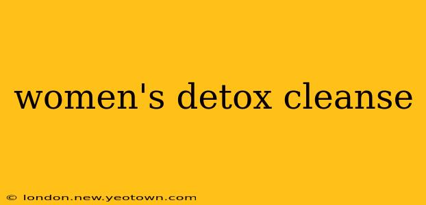 women's detox cleanse