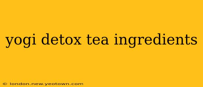 yogi detox tea ingredients