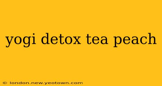 yogi detox tea peach