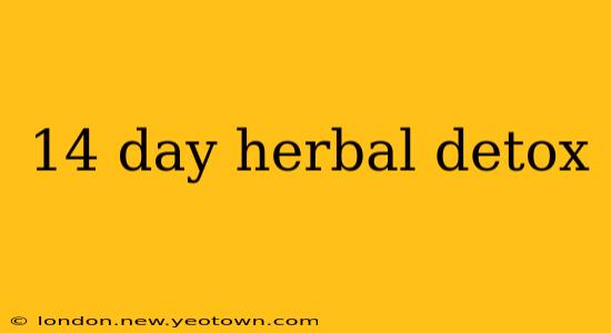 14 day herbal detox