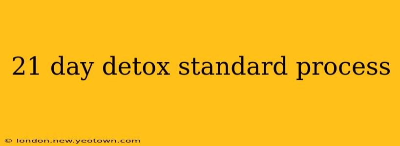 21 day detox standard process