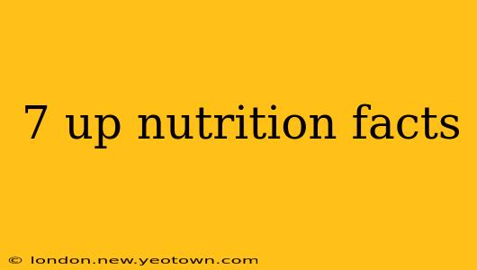 7 up nutrition facts